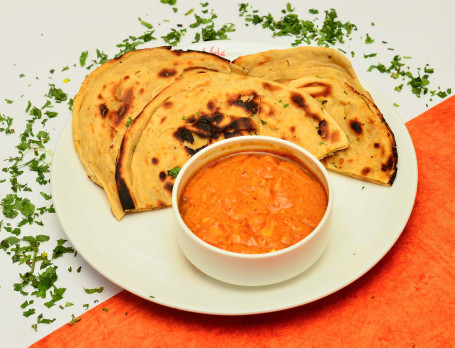 Paneer Butter Masala With 1 Pc Lachcha Paratha+ Raita