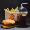 Aloo Tikki Burger Coffee Thums Up (300 Ml) Small Fries