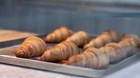 Savory Egg Croissant With Leek Parmesan Tray