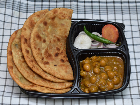 Baby Aloo Paratha(2Pcs)+Chola