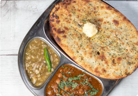 Aloo Kulcha 2 Piece] Bhature 2 Piece] Chola Chawal/Rajma Chawal/Kadhi Chawal Halwa 100 Gms]