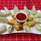 Steam Chicken Momos 12 Pcs, Chicken Spring Roll 6 Pcs, Served With Spicy Red Sauce Green Chutney