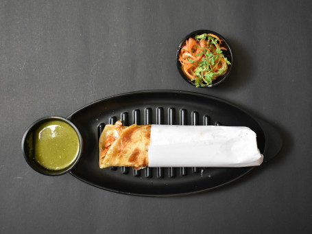 Masala Egg Paneer Roll