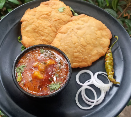 Aloo Kachori With Chola Combo