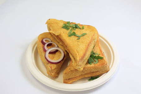 Bread Pakoda [2Pcs] With Chutney