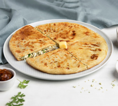 Methi Paneer Onion Paratha