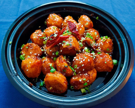 Honey Glazed Chili Potato Balls