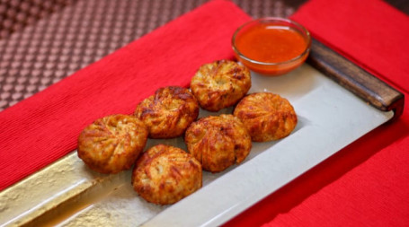 Veg Juicy Peri Peri Momos (6 Pcs)