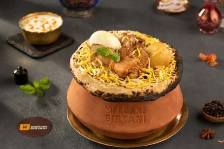 Handi Chicken Kolkata Biryani