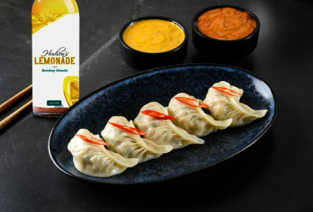 Chicken Steamed Momos (5Pcs) Hudson Lemonade