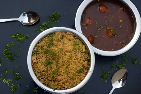 Veg Manchurian With Fry Rice