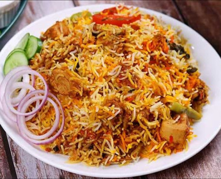 Chicken Awadhi Dum Biryani Egg Biryani Raita Green Chutney