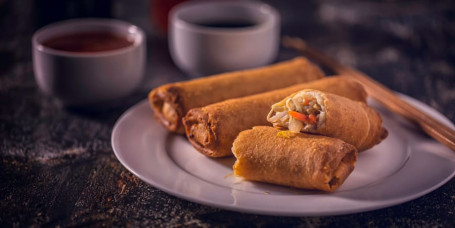 Chicken Cheese Jalapeno Spring Rolls