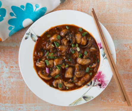 Chilli Garlic Mushroom Gravy (Serves 1 To 2)