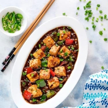 Paneer In Teriyaki Sauce (Serves 1 To 2)