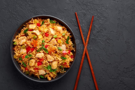 Chicken Schezwan Fried Rice (Serves 1 To 2)