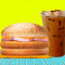 1 Crunchy Veg Paneer Burger With Cold Coffee
