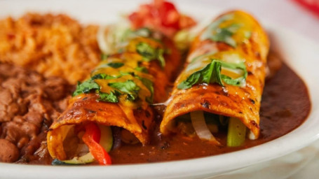 ¡El Favorito De Chuy! Enchiladas De Verduras