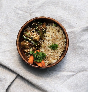 Honey Chilli Chicken With Brown Rice