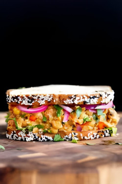 Curried Chana Sandwich