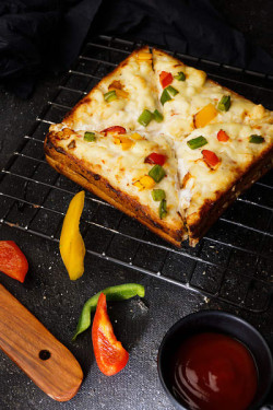 Melting Cheese Veg Cheese Sandwich