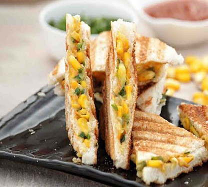 Cheese Corn Melting Sandwich