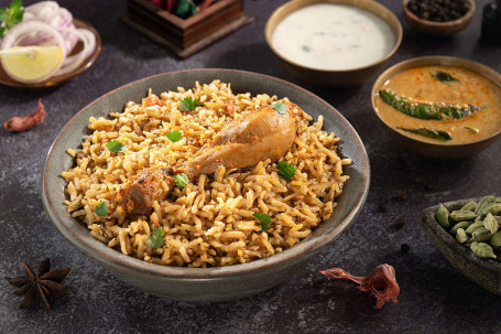 Mutton Boneless Brown Rice Biryani (Serves 1)