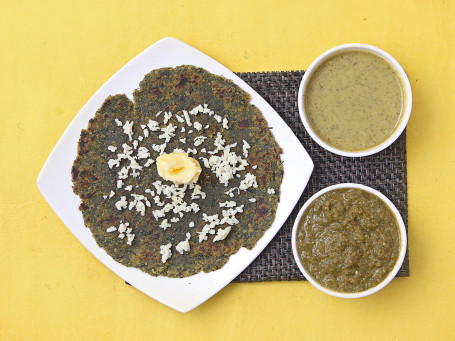 Butter Cheese Methi Paratha