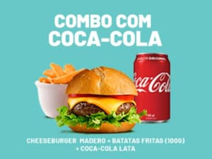 Combo Promocional Lata Original Madero Coca Cola