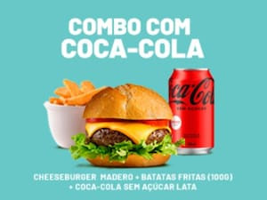 Combo Promocional Madero Coca Cola Sin Azúcar
