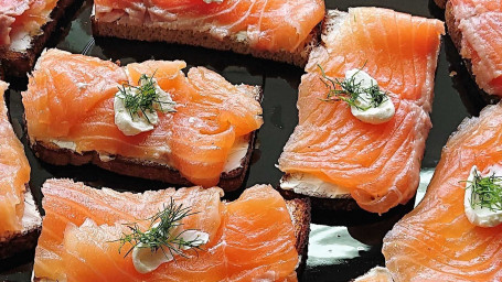 Cured Salmon Crostini