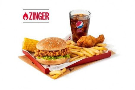 Zinger Box Meal Con Pc Pollo