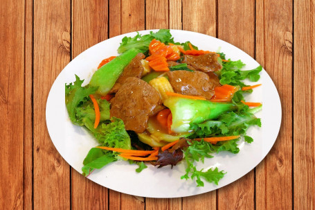 Veggie Beef With Vegetarian Oyster Sauce