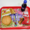 Fried Chicken Burger Fun Meal Box