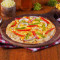 Pizza De Delicias Vegetarianas Con Maíz (Masa Delgada)