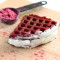 Red Velvet Cream-Cheese Waffles