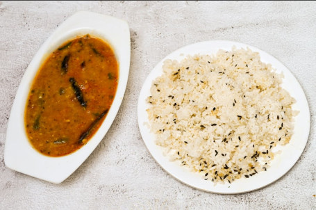 Dal Fry With Jira Rice