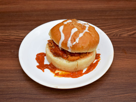 Schezwan Chicken Tikka Burger