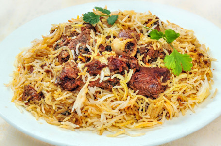 Authentic Mutton Dum Biryani Served-1