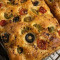 Jalapeno Olives Cherry Tomato Focaccia