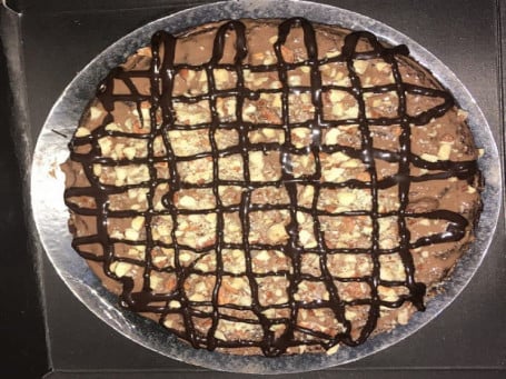 Almond Brownie Single Layer Cake