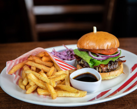 Fridays Reg; Glazed Burger With House Fries