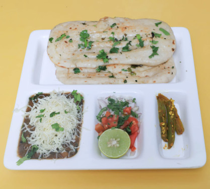 Special Cheese Butter Chole Kulcha(With Naan Kulcha)