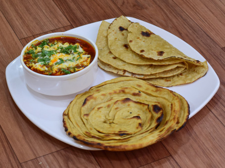 1 Paneer Seasonal Veg 4 Pc Butter Roti Salad