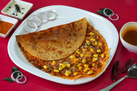 Cheese Corn Schezwan Dosa