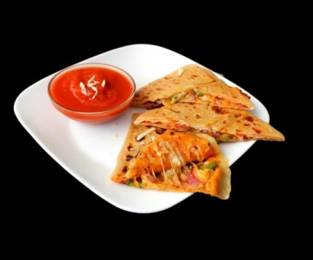 Pizza Paratha[With Ketchap]Per Plate 2Pc