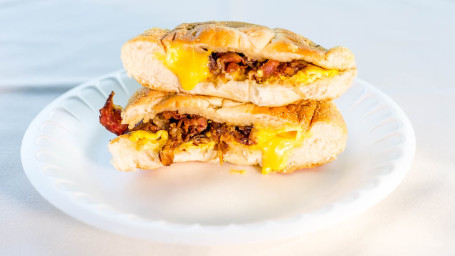 Beef Bacon with 2 Eggs Cheese Sandwich
