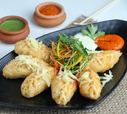 Cheese Suprme Fried Momos (6 Pieces)