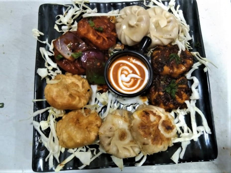 Cheese Corn Platter Momo (10 Pcs)