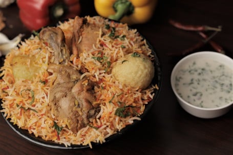 Chicken Hyderabadi Biryani Without Potato